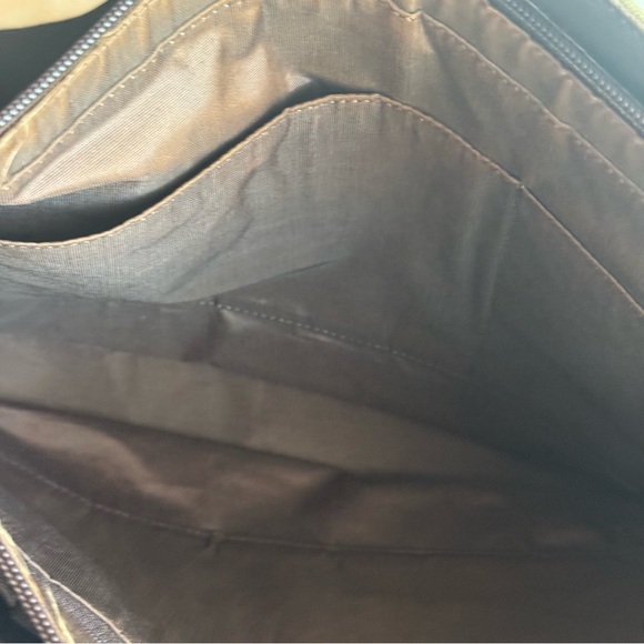 BURBERRY Nova Check Tote Bag Canvas Leather - Picture 6 of 13